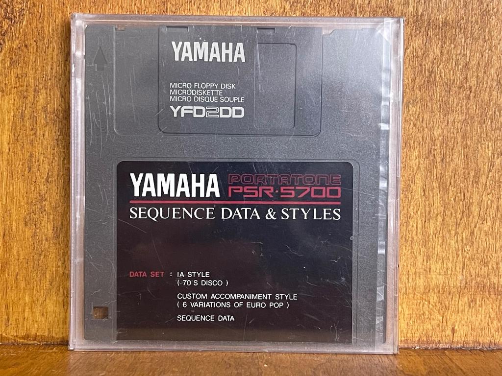 Yamaha Portatone PSR-5700 Sequence Data & Styles, Verzenden, Nieuw, Overige aantallen, Yamaha