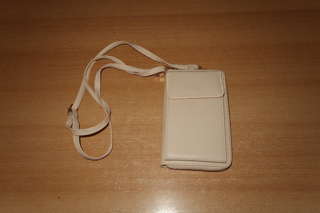 Beige telefoontas nieuw, Ophalen of Verzenden, Nieuw, Beige, Handtas