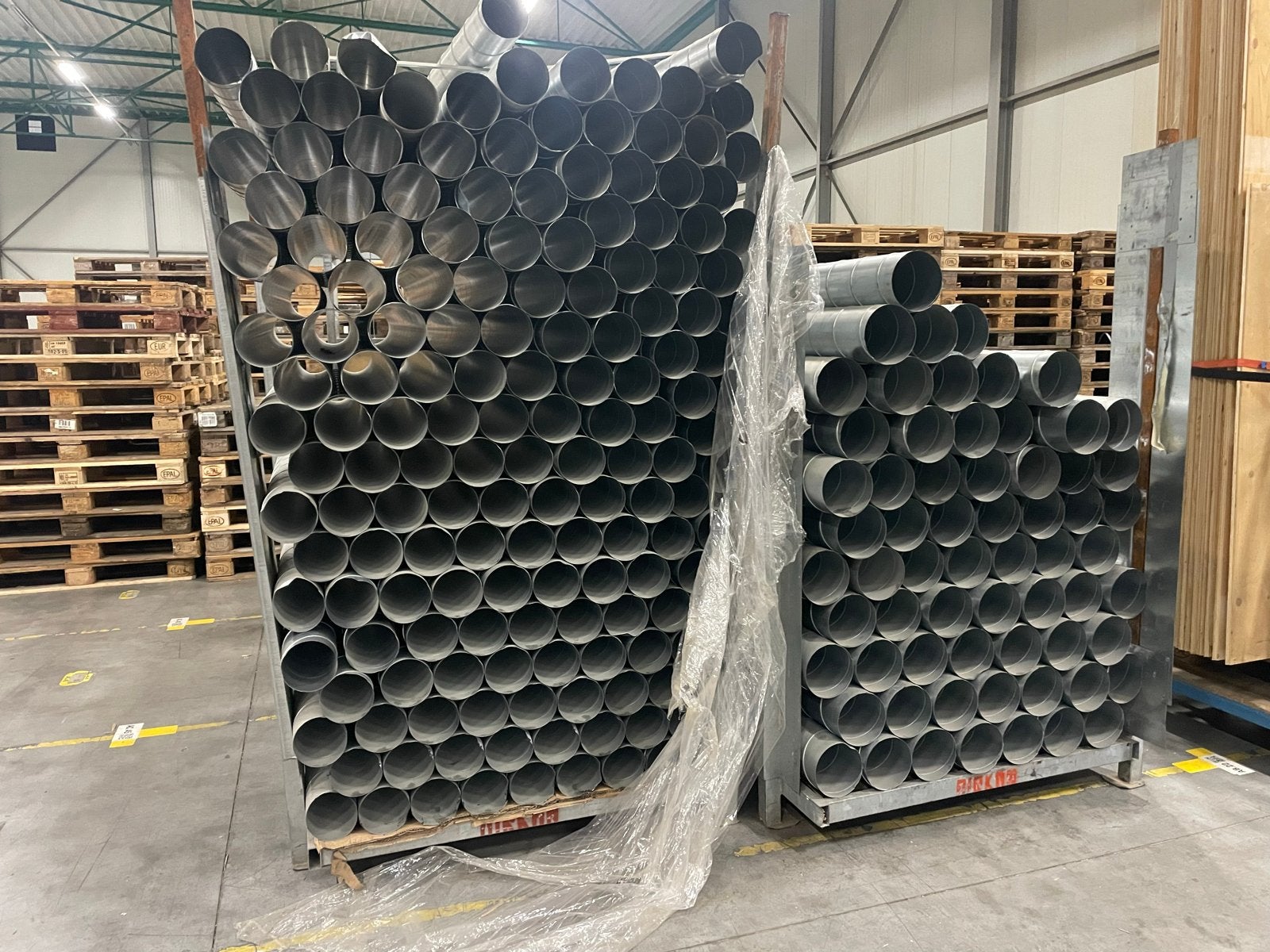 Spiro ventilatiebuizen en afzuigonderdelen, Doe-het-zelf en Verbouw, Ventilatie en Afzuiging, Ophalen, Gebruikt, Ventilator en Afzuiger