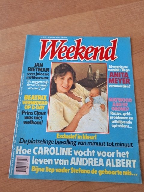 Weekend 1984 Maywood Pia Zadora Jan Rietman Songfestival, Ophalen of Verzenden, 1980 tot heden, Nederland, Tijdschrift