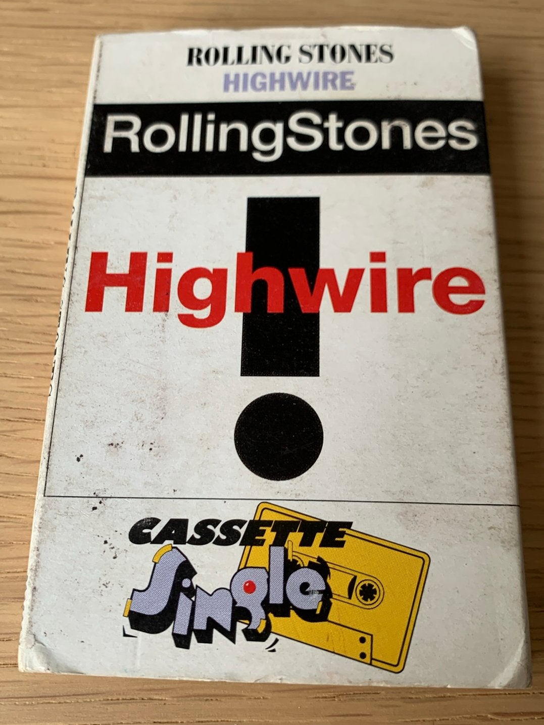 Rolling Stones Highwire cassette single, Cd's en Dvd's, Cassettebandjes, Gebruikt, 1 bandje, Ophalen of Verzenden, Origineel