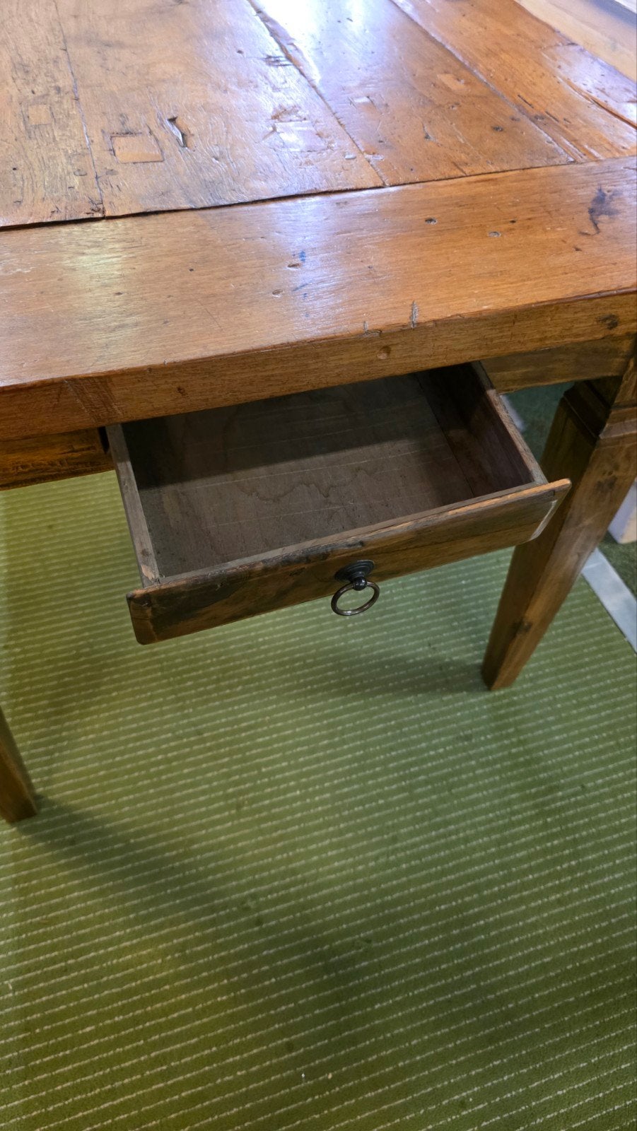 Antieke Franse boeren eetkamertafel 240 cm lang, Ophalen
