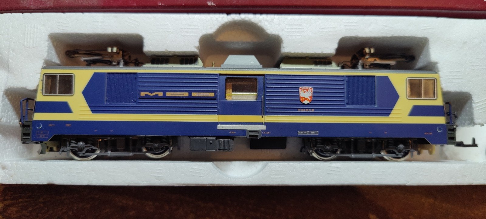 Bemo smalspoor locomotief GDE 4/4 6001-6004 Mob, Overige merken, Ophalen of Verzenden, Zo goed als nieuw, Gelijkstroom
