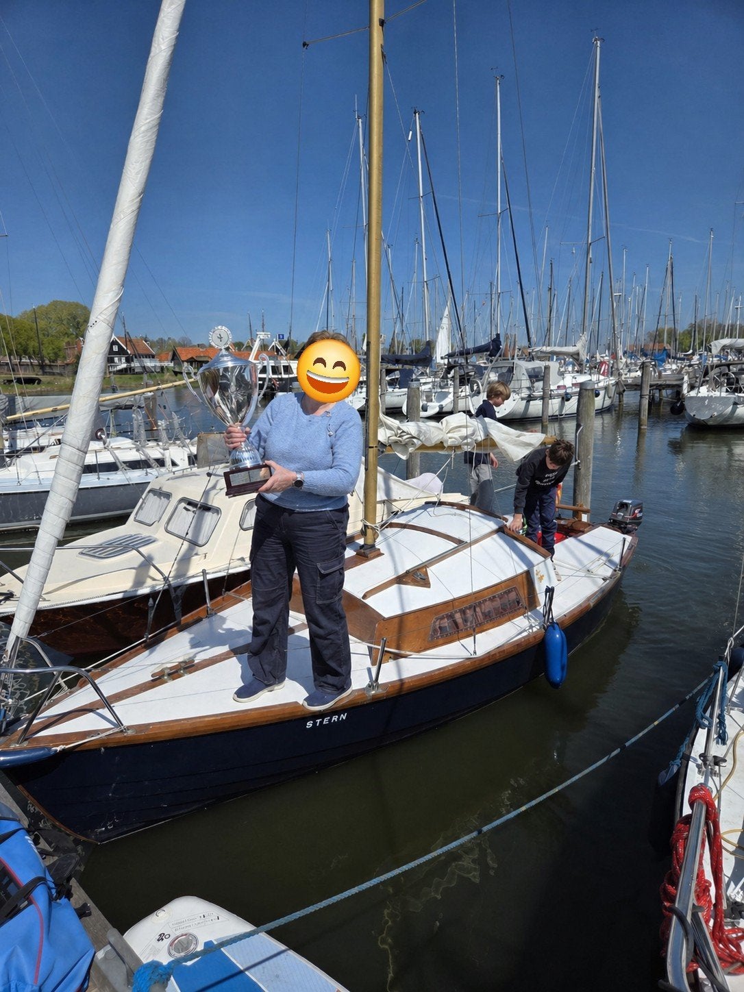 Waarschip 600 kajuitzeilboot met Suzuki 6pk buitenboordmotor, Watersport en Boten, Gebruikt, 5 tot 10 pk, Ophalen of Verzenden