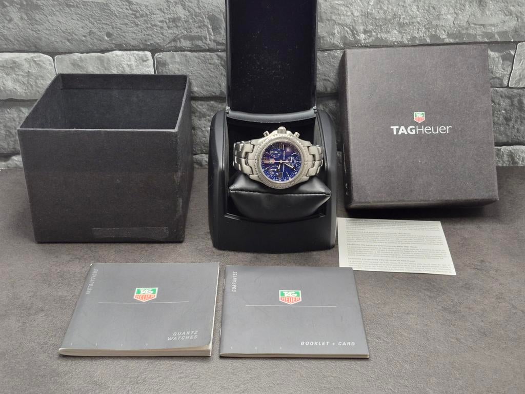 TAG Heuer Professional Chronograph "Jason Bourne" Quartz, Sieraden, Tassen en Uiterlijk, Horloges | Heren, Staal, Gebruikt, Staal