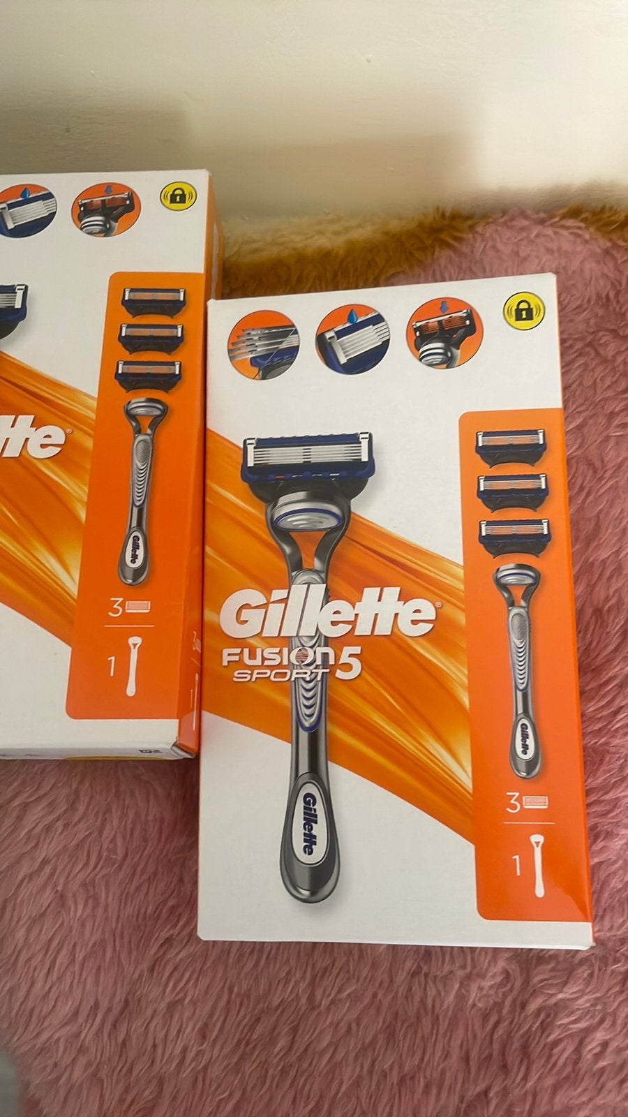 GILLETTE FUSION5 HOUDER  3 MESJES SPORT €10 per stuk nieuw, Ophalen of Verzenden, Nieuw, Gehele gezicht