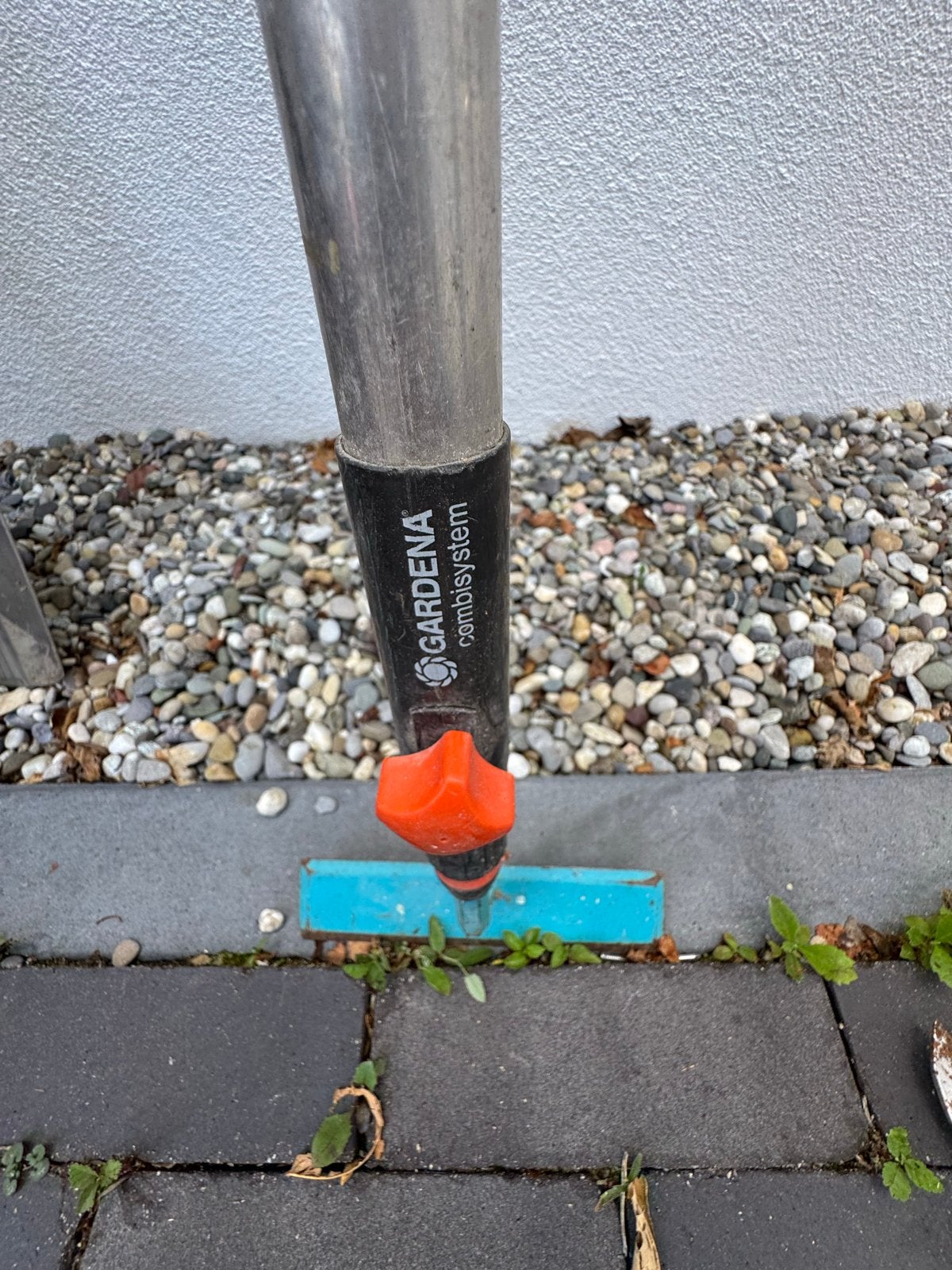Gardena Combisystem Schoffel met 180 cm steel, Tuin en Terras, Ophalen of Verzenden, Gebruikt, Schoffel