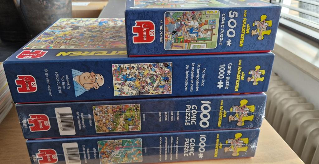ZGAN 4X VAN HAASTEREN 1000 STUKS, Ophalen of Verzenden, 500 t/m 1500 stukjes, Zo goed als nieuw