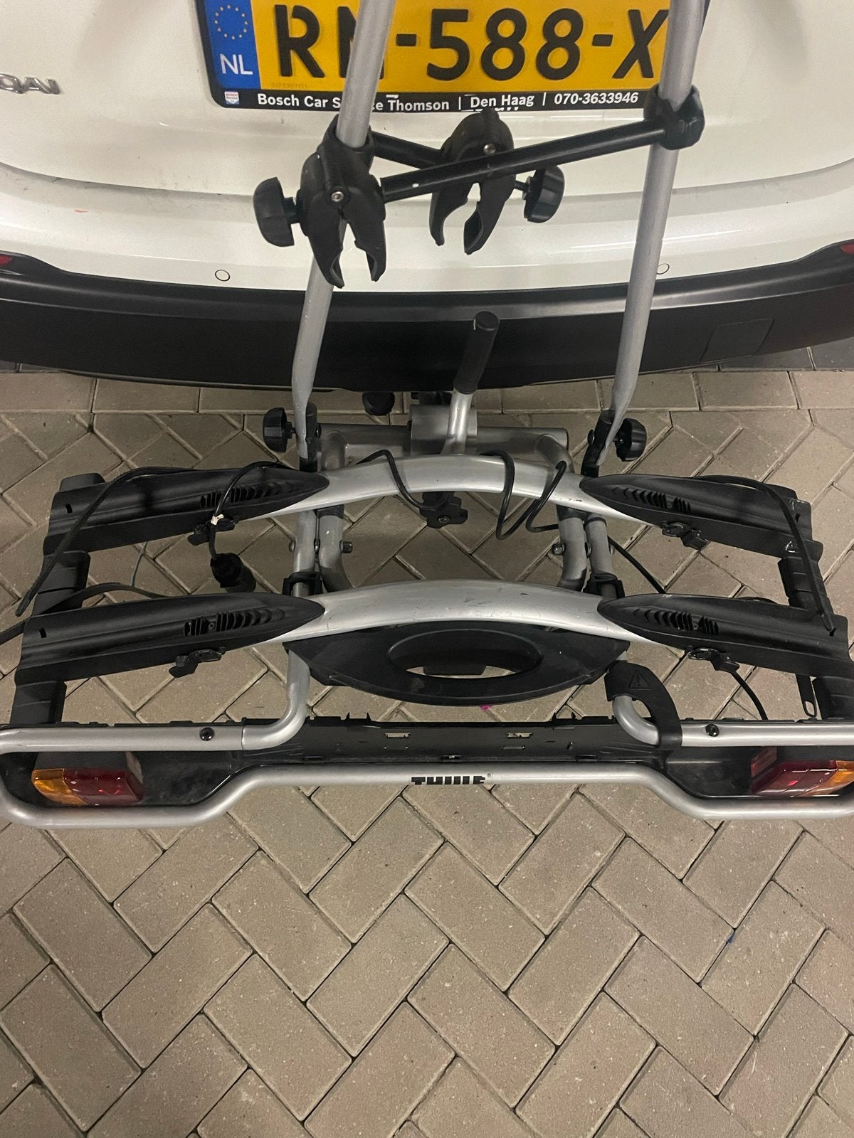 Thule fietsendrager voor trekhaak - Zo goed als nieuw, Ophalen, Zo goed als nieuw, 2 fietsen, Trekhaakdrager
