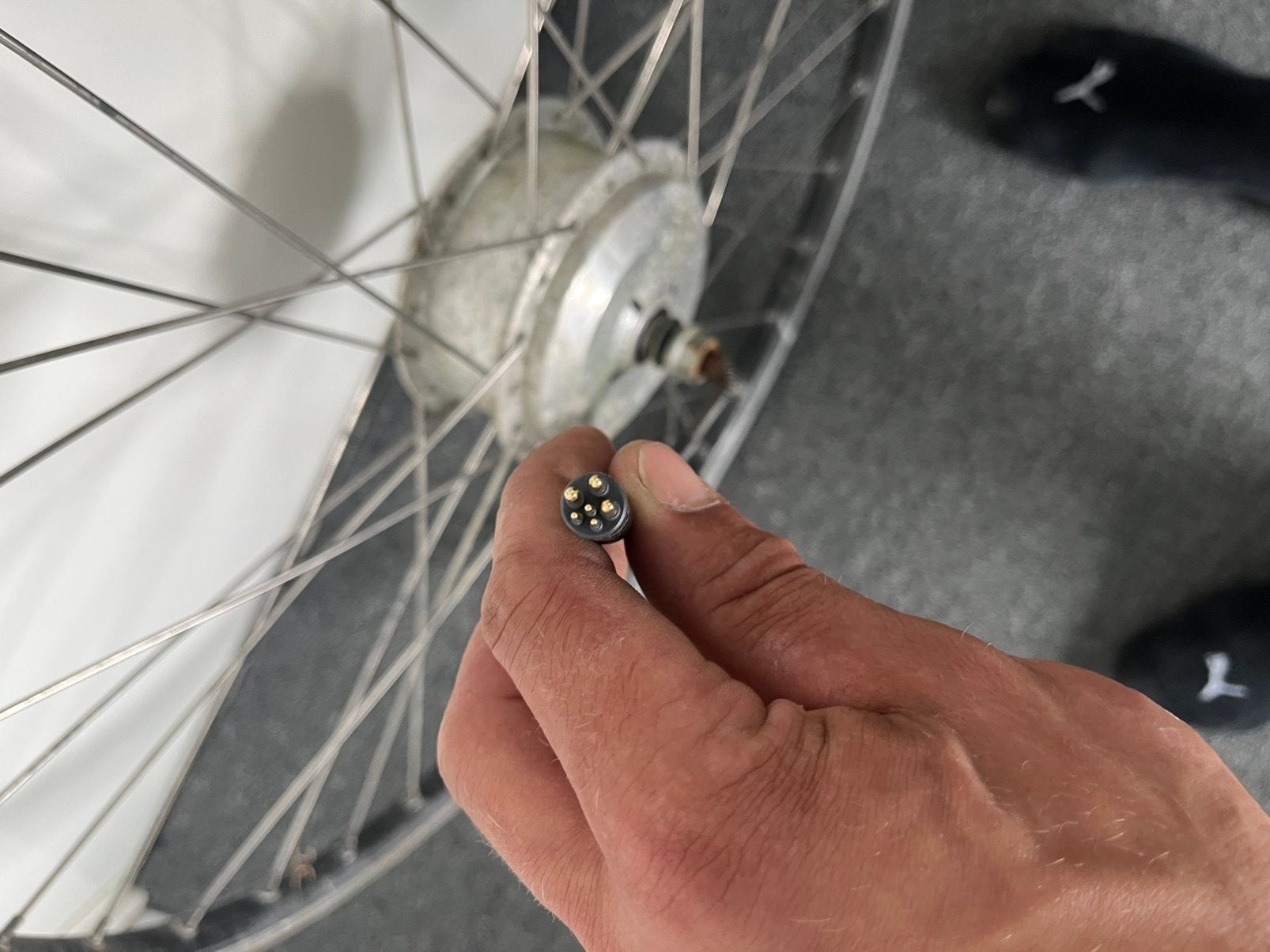 Voorwielmotor, Ophalen of Verzenden, Zo goed als nieuw