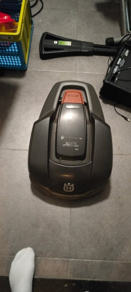 Husqvarna gazonmaaier type 105, Ophalen, Gebruikt, 20 tot 25 cm, HUSQVARNA