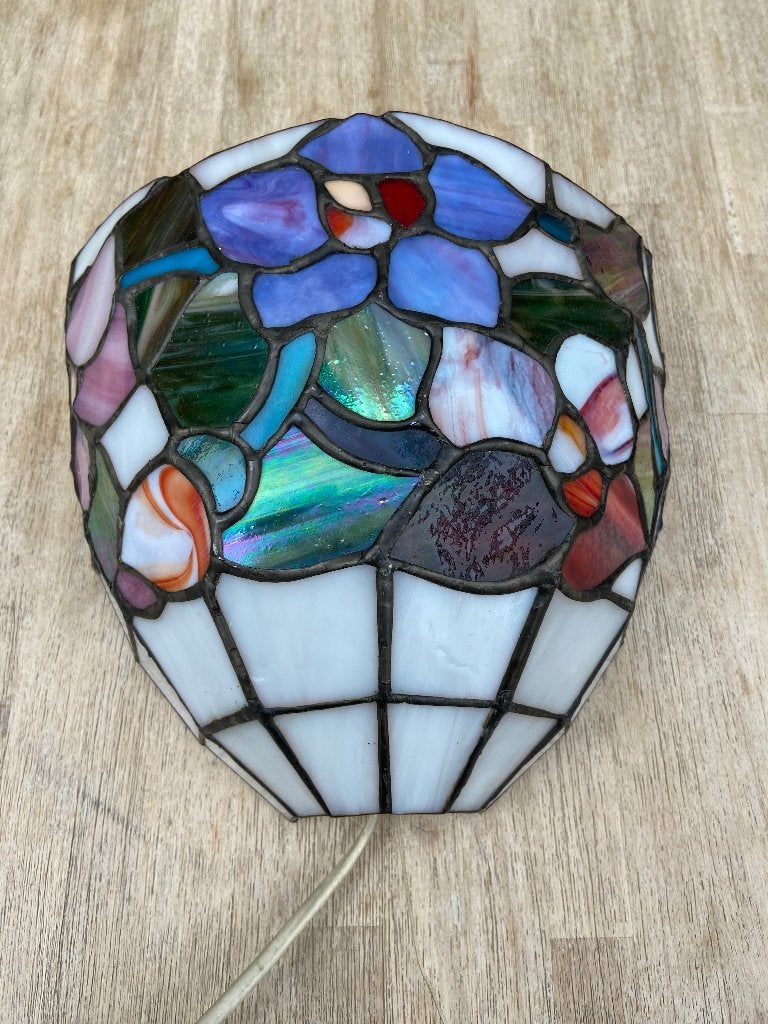 glad in lood wandlamp, Huis en Inrichting, Met schakelaar, Verzenden, E14 (klein), Meerkleurig