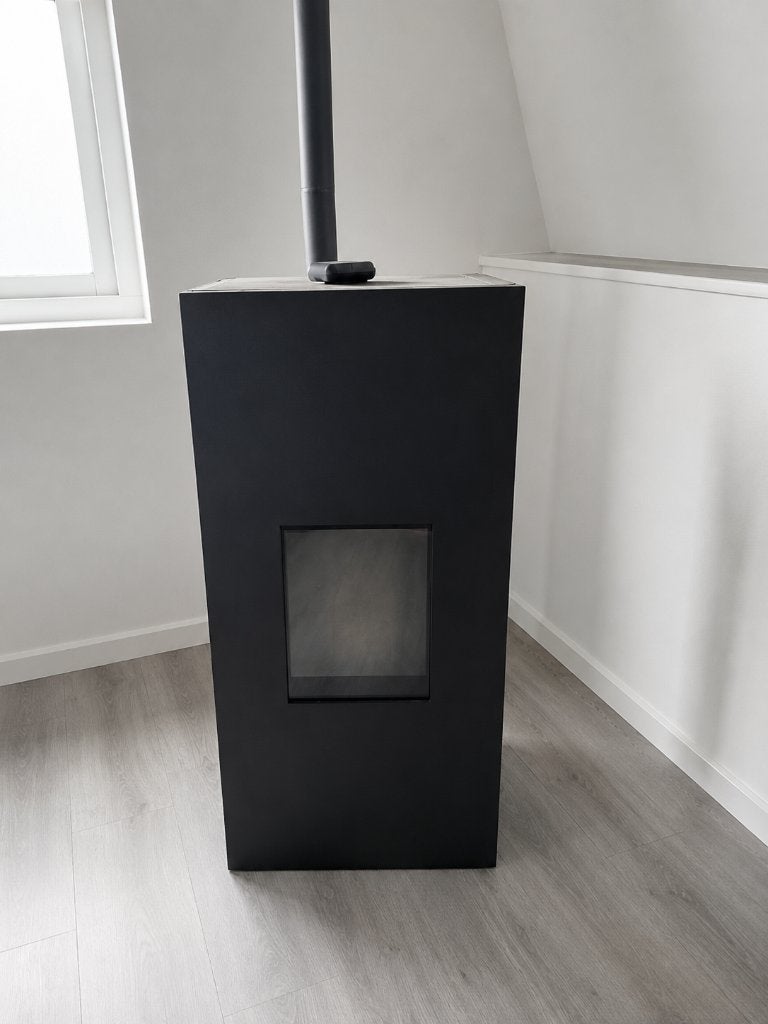 MCZ AIKE AIR OYSTER 8 kW Pelletkachel met afstandsbediening, Ophalen, Zo goed als nieuw, Overige brandstoffen, Pelletkachel
