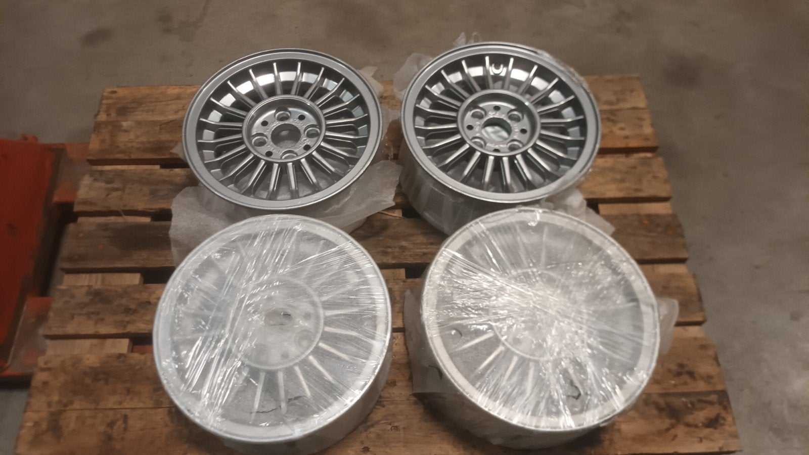 Set Alpina velgen 4x100 13 inch opnieuw gespoten, Ophalen, Gebruikt, Personenwagen, Zomerbanden
