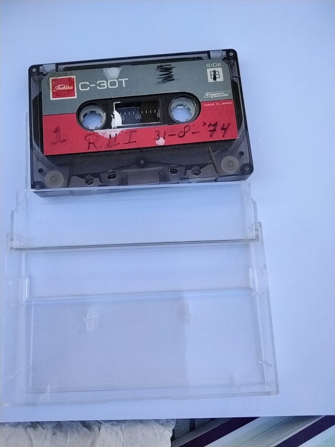 Toshiba c-30t cassettebandje (zeldzaam), Ophalen of Verzenden, Gebruikt, 1 bandje