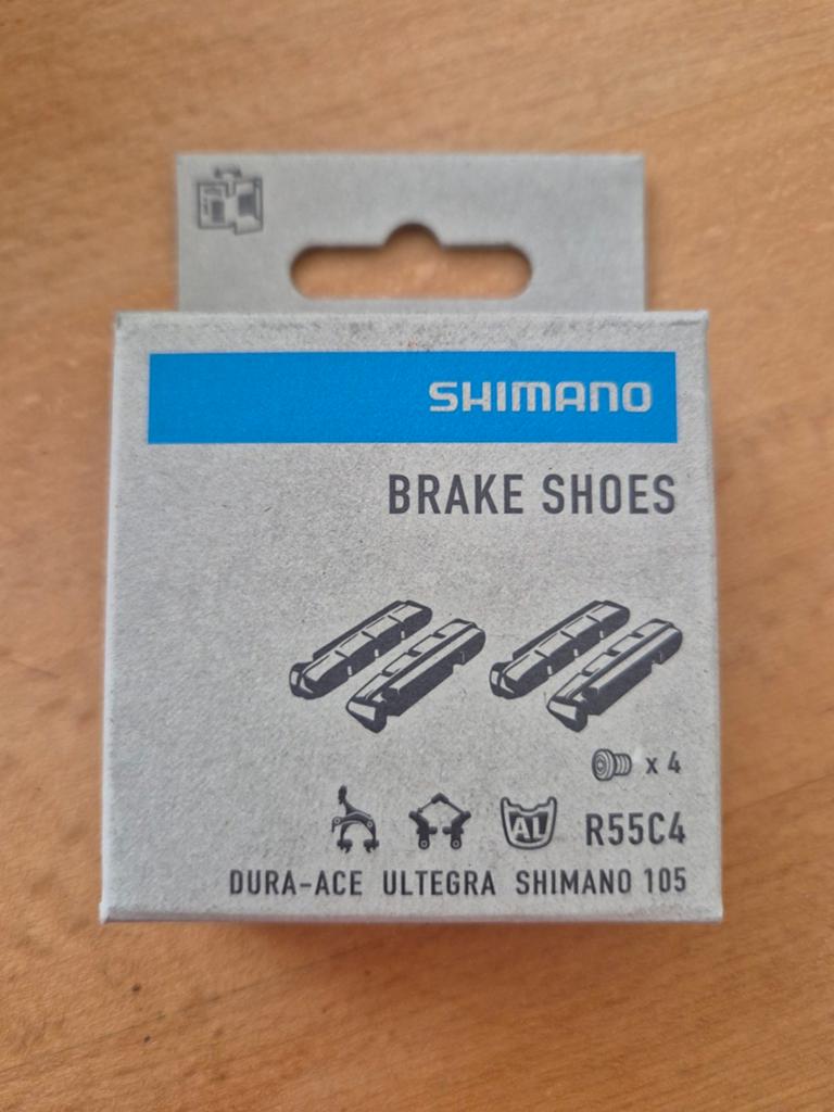 Shimano R55C4 Remblokken (6 stuks) Dura-Ace Ultegra 105, Fietsen en Brommers, Fietsonderdelen, Ophalen, Racefiets