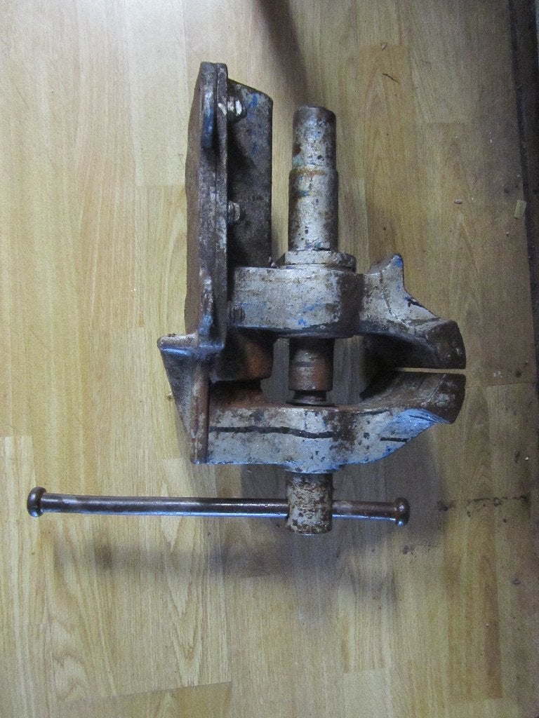 bankschroef grote, Doe-het-zelf en Verbouw, Werkbanken, Ophalen, Gebruikt, Bankschroef