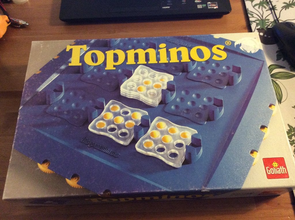 Topminos. vintage 3-D bordspel van Goliath, Een of twee spelers, Ophalen of Verzenden, Goliath