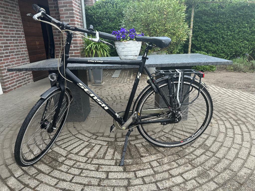 Sensa Treviso herenfiets - nette staat, Fietsen en Brommers, Gebruikt, Versnellingen, 57 tot 61 cm, Schijfrem