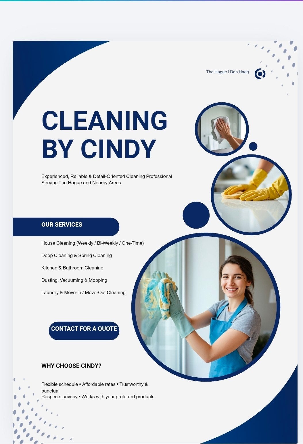 Cleaning, Schoonmaken woning