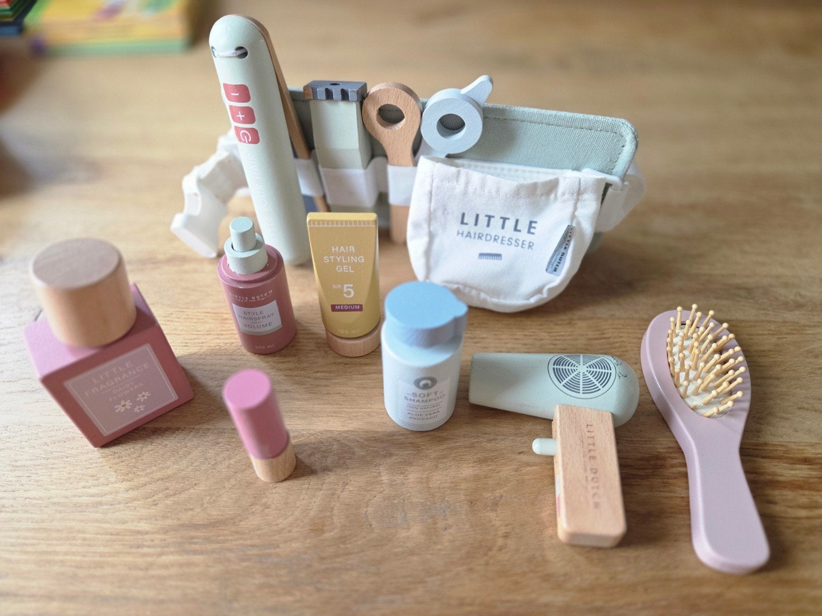 Little Dutch Houten Kappersset - Speelgoed, Ophalen of Verzenden, Zo goed als nieuw, Knutselen