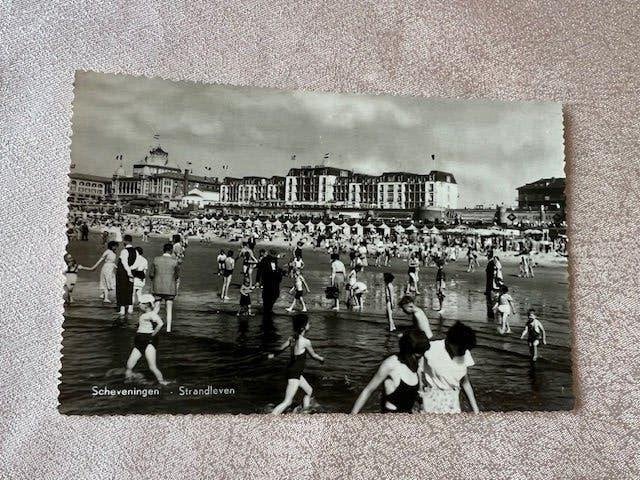 Ansichtkaart 1958 scheveningen, Ophalen of Verzenden, 1940 tot 1960, Gelopen, Zuid-Holland