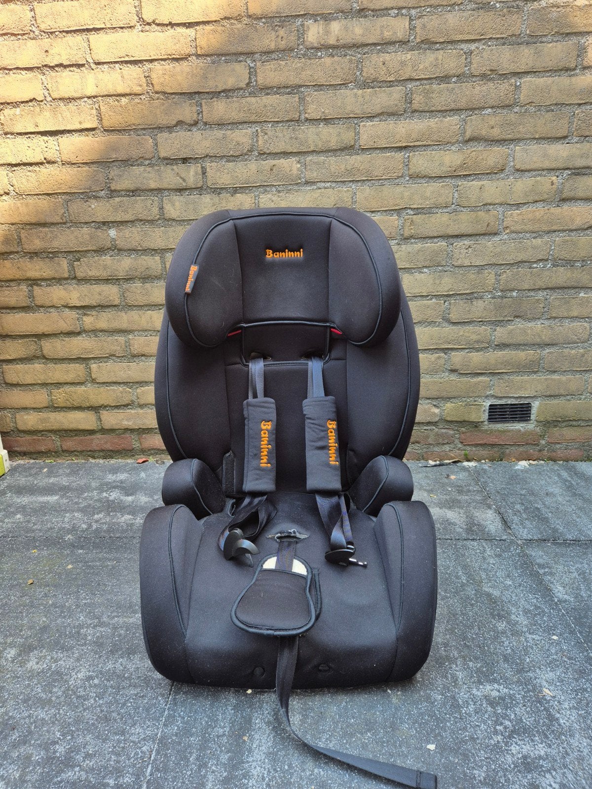 Bannini autostoel - groep 1-2-3 0-36 kg met isofix, Gebruikt, Zijbescherming, 9 t/m 36 kg, Isofix