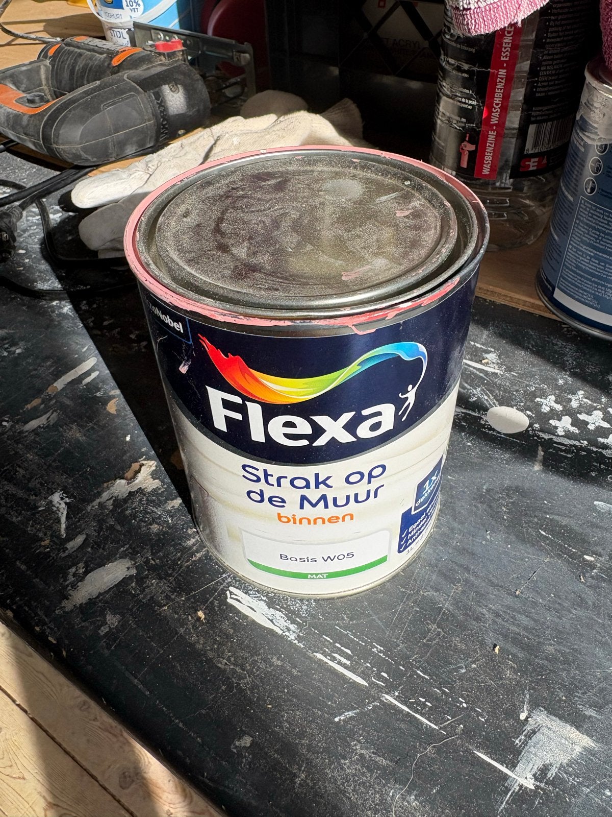 Flexa Roze Latex Verf - Strak op de Muur Binnen (ca. 1L), Ophalen, Gebruikt, Overige typen