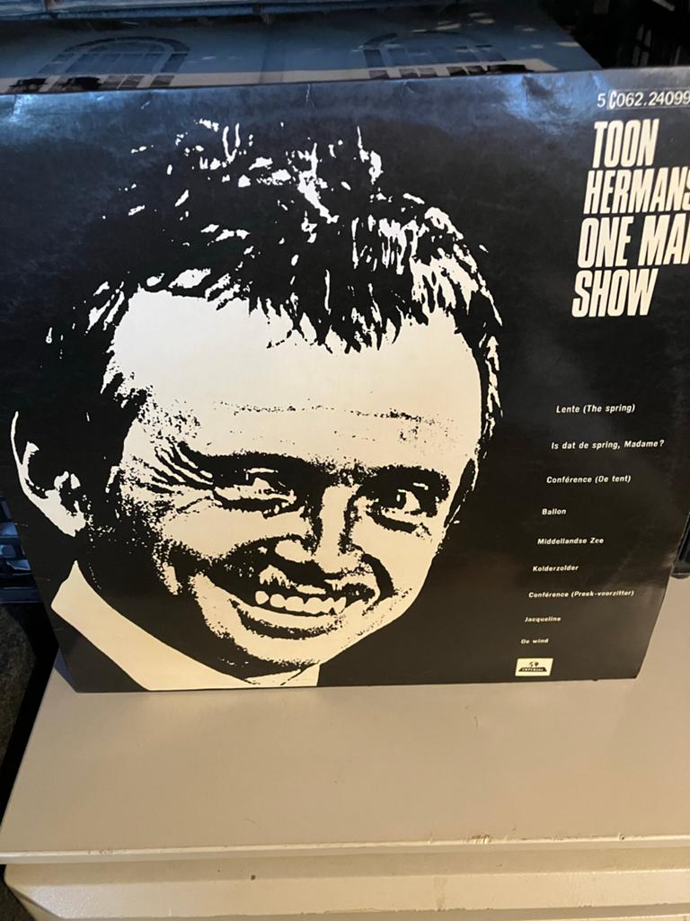 Toon Hermans One Man Show LP - Klassieke Humor, Gebruikt, Overige genres, Ophalen of Verzenden, 1970 - 1979