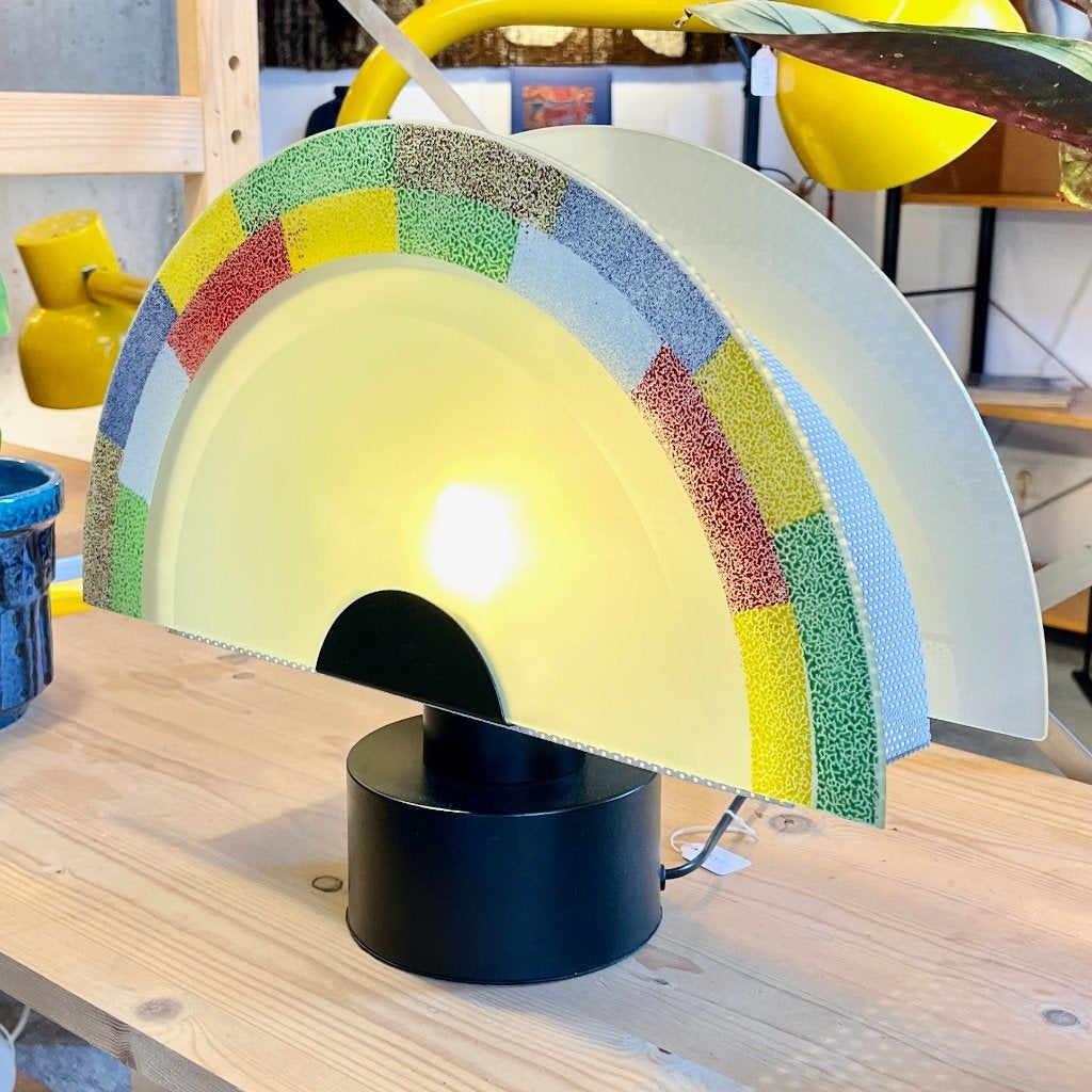 tafellamp Zonca Memphis Murano glas Italië 80s, Overige merken, -, -, Zo goed als nieuw