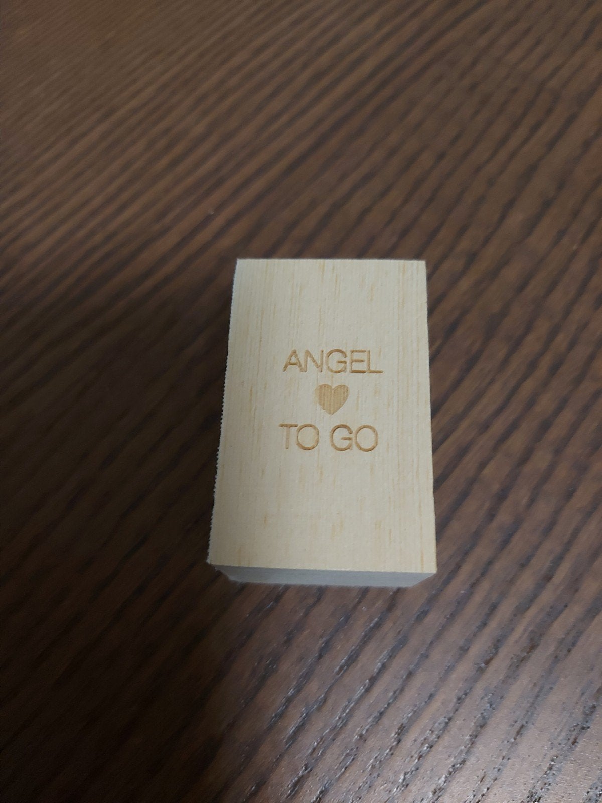 Angel to Go - Beschermengel in houten doosje, Verzamelen, Beelden en Beeldjes, Ophalen, Nieuw, Religie