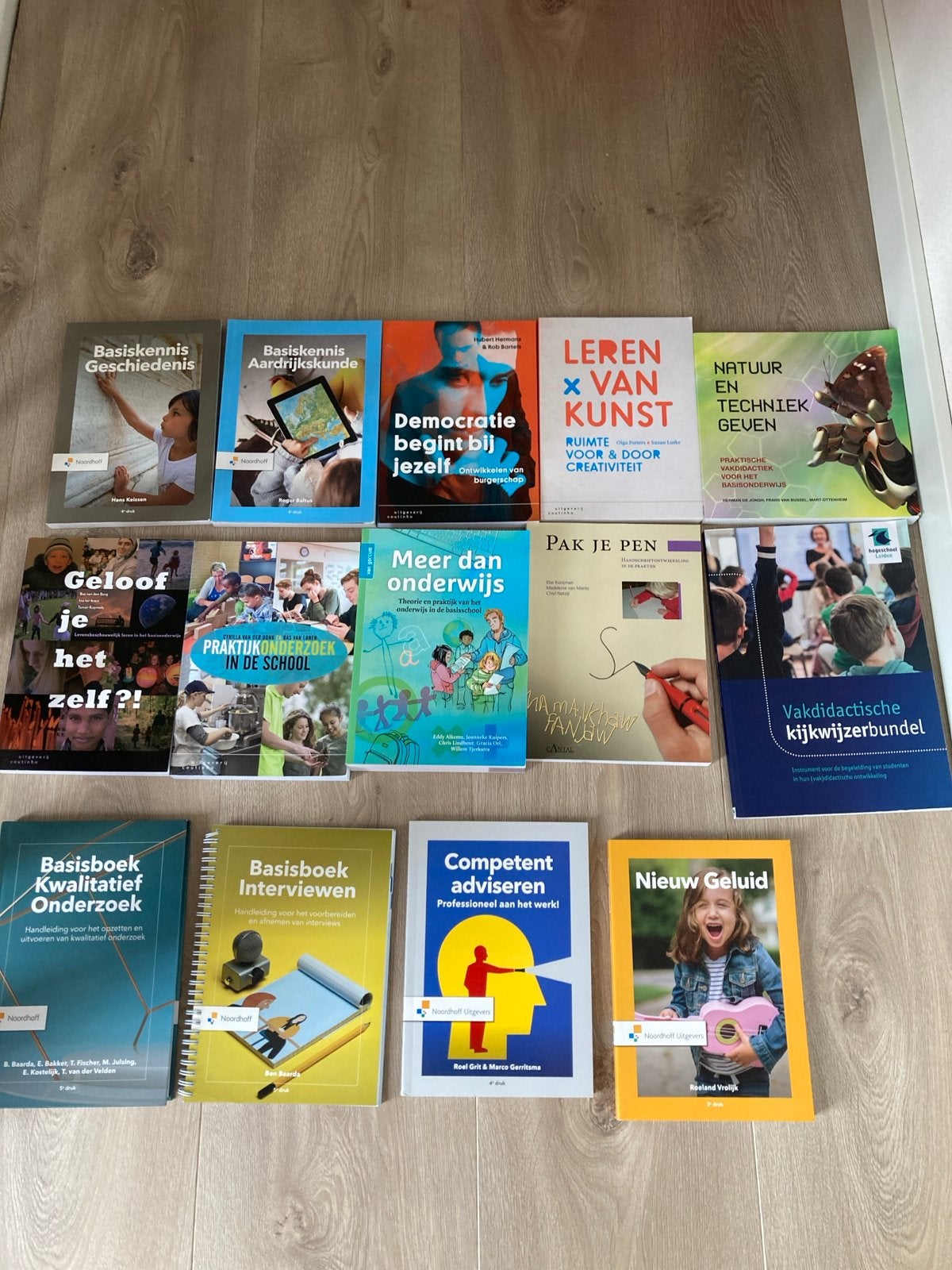 Pabo boeken Hogeschool Leiden (sommige ongebruikt), Ophalen of Verzenden, Alpha, Zo goed als nieuw, HBO