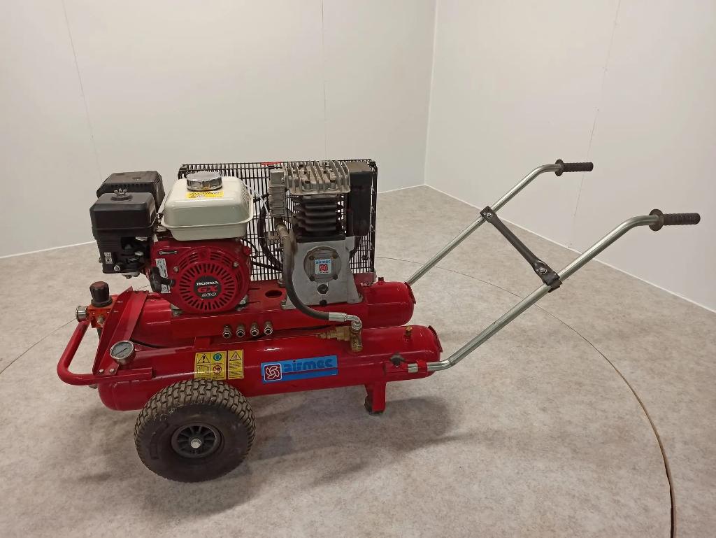 Airmec compressor, 6 tot 10 bar, Zo goed als nieuw, 25 tot 100 liter, Mobiel