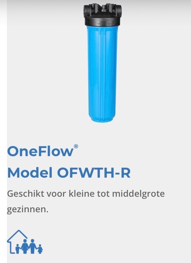 OneFlow OFWTH-R Waterontharder voor kleine tot middelgrote, Ophalen, Gebruikt, Elektrische waterontharder