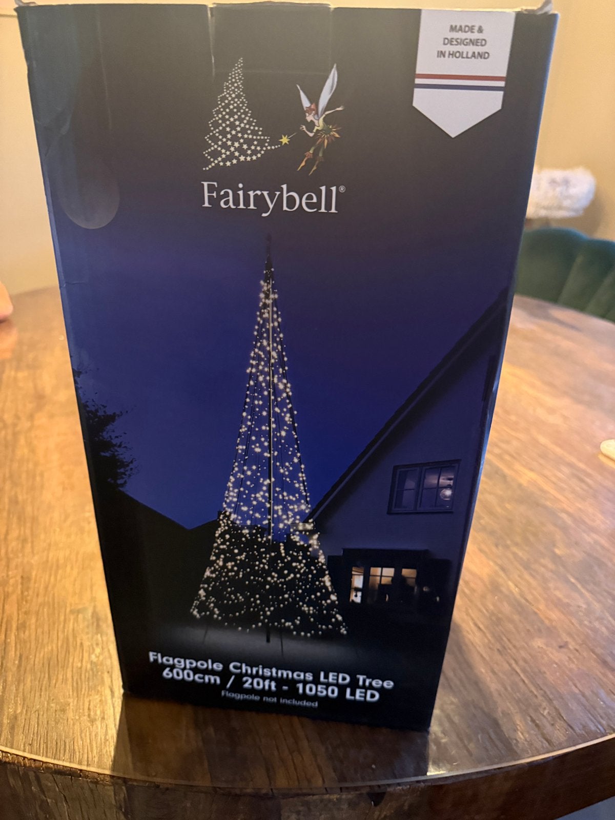 Fairybell vlaggenmast-kerstboom 6 meter – 1050 leds NIEUW, Ophalen of Verzenden, Nieuw