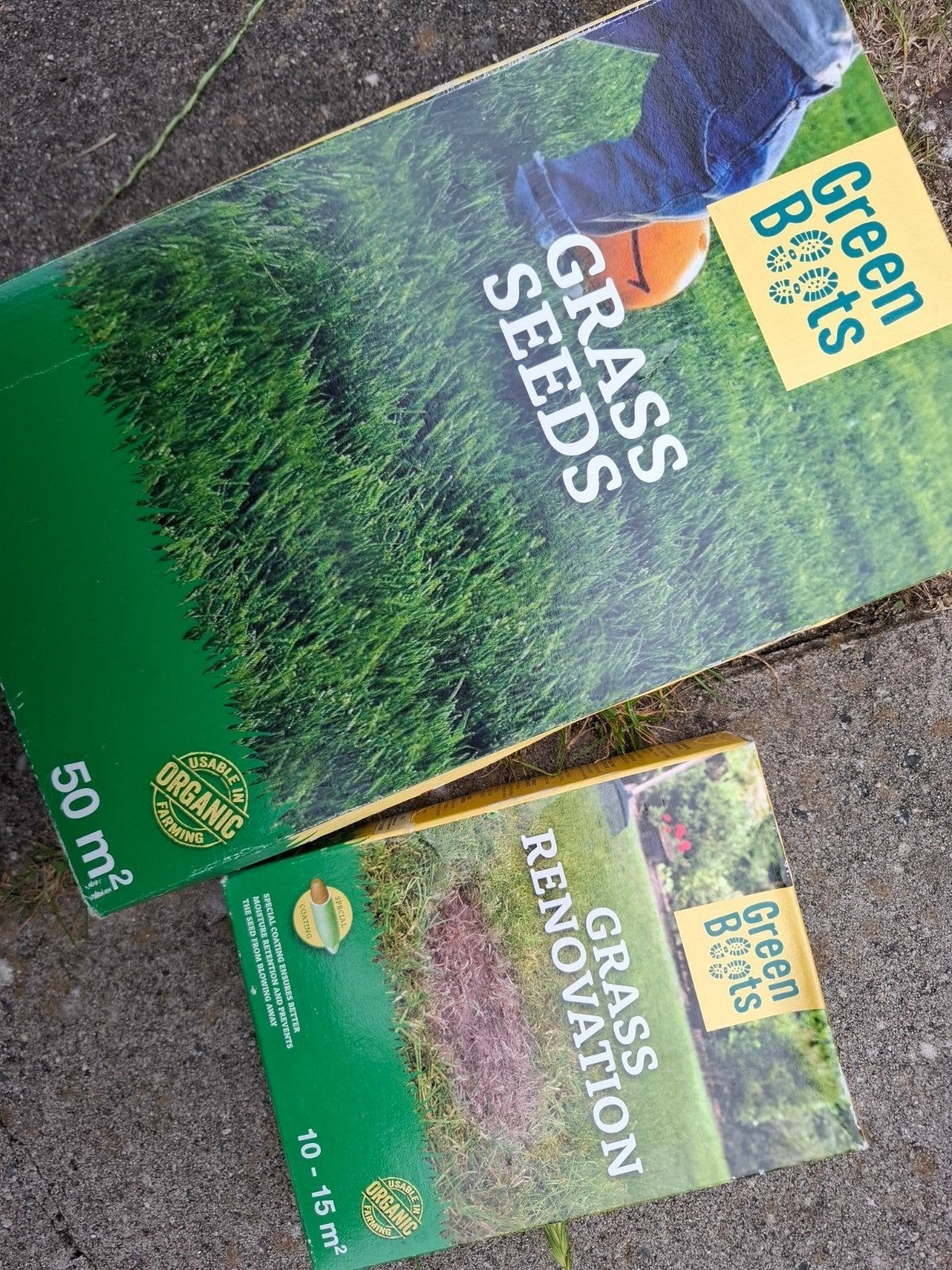 Green Boots Graszaad & Grasrenovatie - Biologisch, Ophalen, Gehele jaar, Volle zon, Zaad