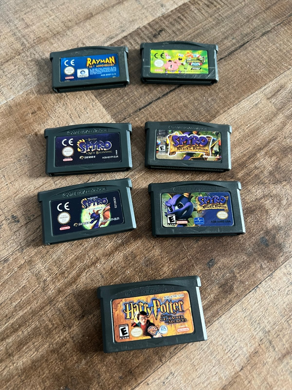 Game Boy Advance Spellen: Rayman, Spyro, Harry Potter, Spelcomputers en Games, Games | Nintendo Game Boy, Avontuur en Actie, Gebruikt