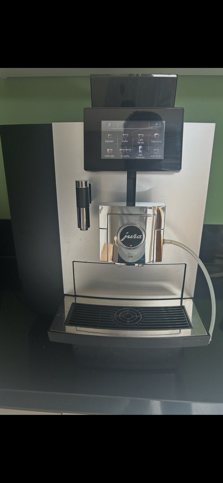 Jura X10 Touchscreen Professionele Koffiemachine, Witgoed en Apparatuur, Koffiezetapparaten, Ophalen, 10 kopjes of meer, Koffiemachine