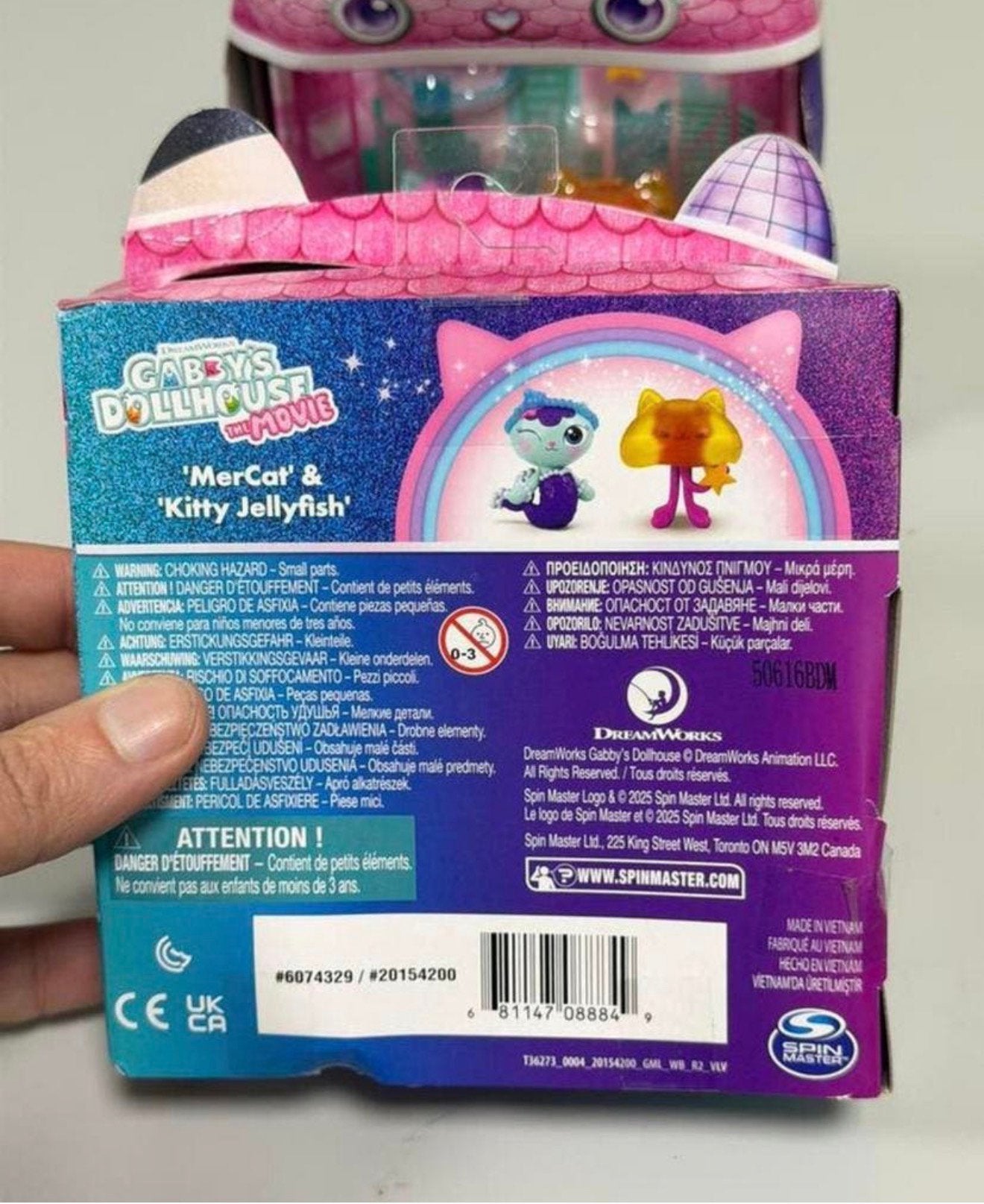 Gabby’s Poppenhuis De Film – MerCat & Kitty Kwalletje NIEUW, Nieuw, Ophalen of Verzenden, H, H