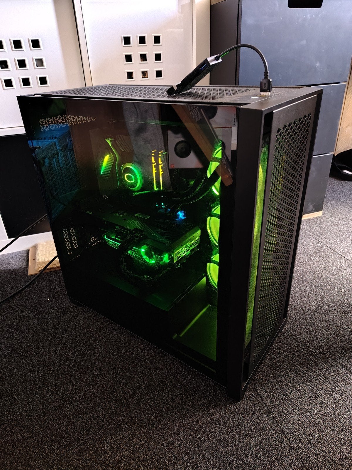 RTX 3070 x4 OC edition, Computers en Software, Desktop Pc's, 4 Ghz of meer, HDD, SSD, 32 GB, Met videokaart, Gaming, Virtual Reality