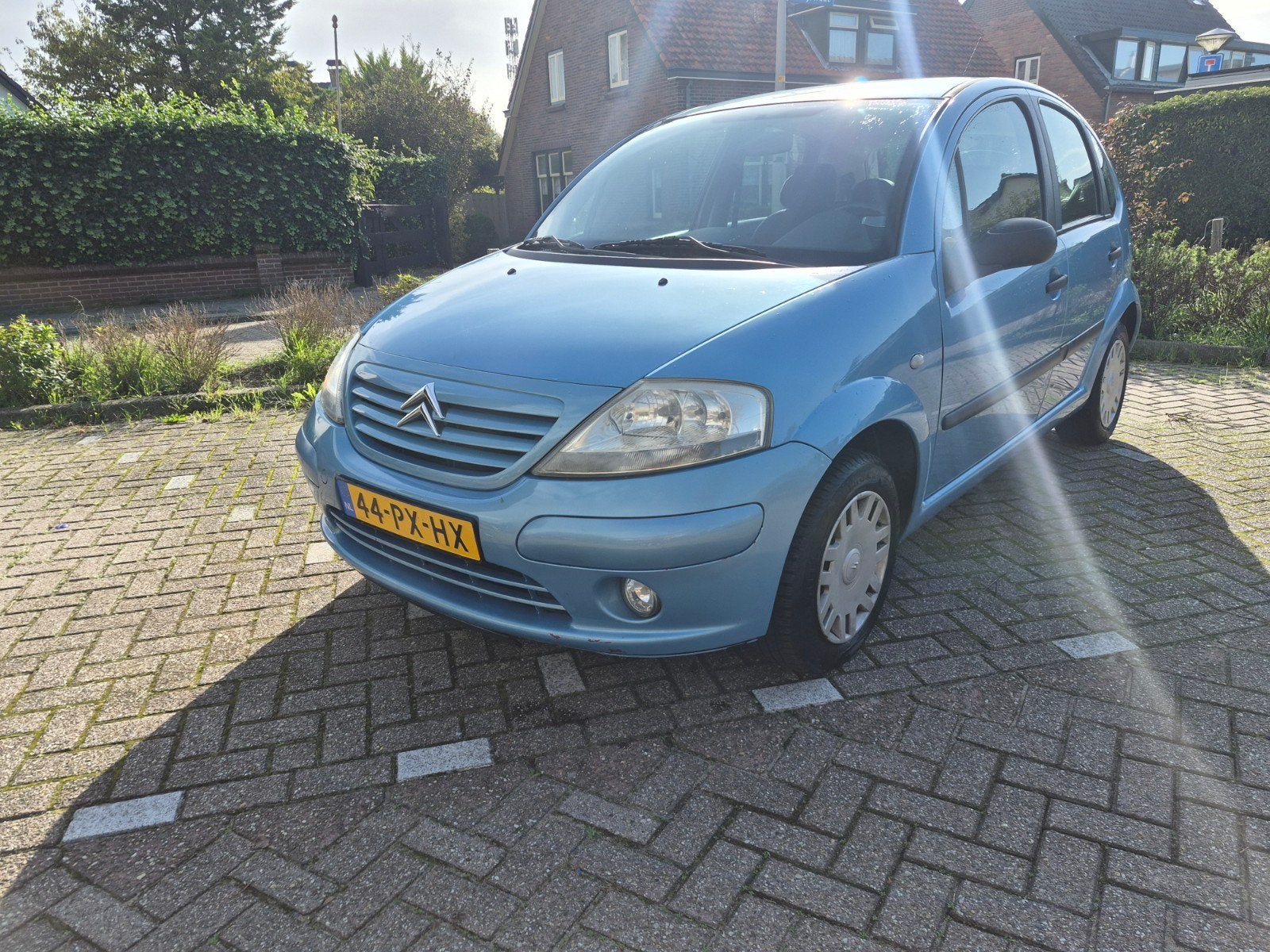 Citroën C3 1.4 I 2005 Blauw, Auto's, Voorwielaandrijving, Blauw, Origineel Nederlands, Handgeschakeld