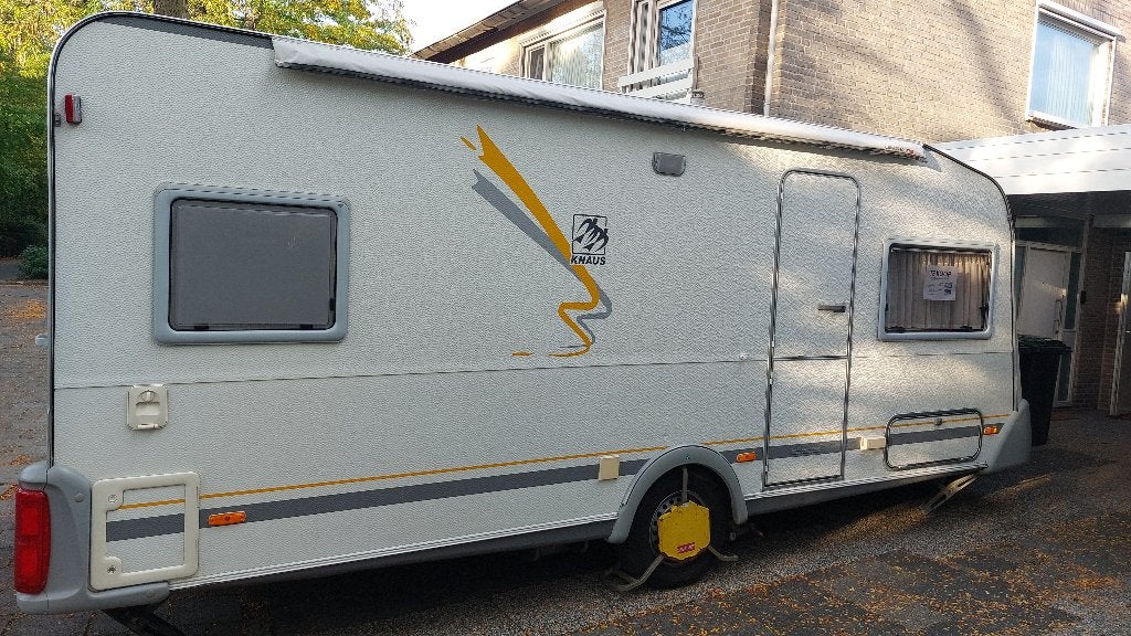 Knaus Sudwind 500 EU, Caravans en Kamperen, Particulier, Kluisje, 6 tot 7 meter, Knaus