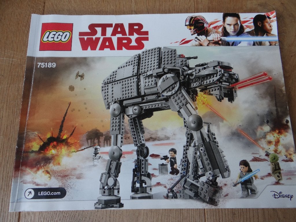 Lego 75189 First Order Heavy Assault Walker compleet, Star Wars, Lego, Ophalen of Verzenden, Zo goed als nieuw