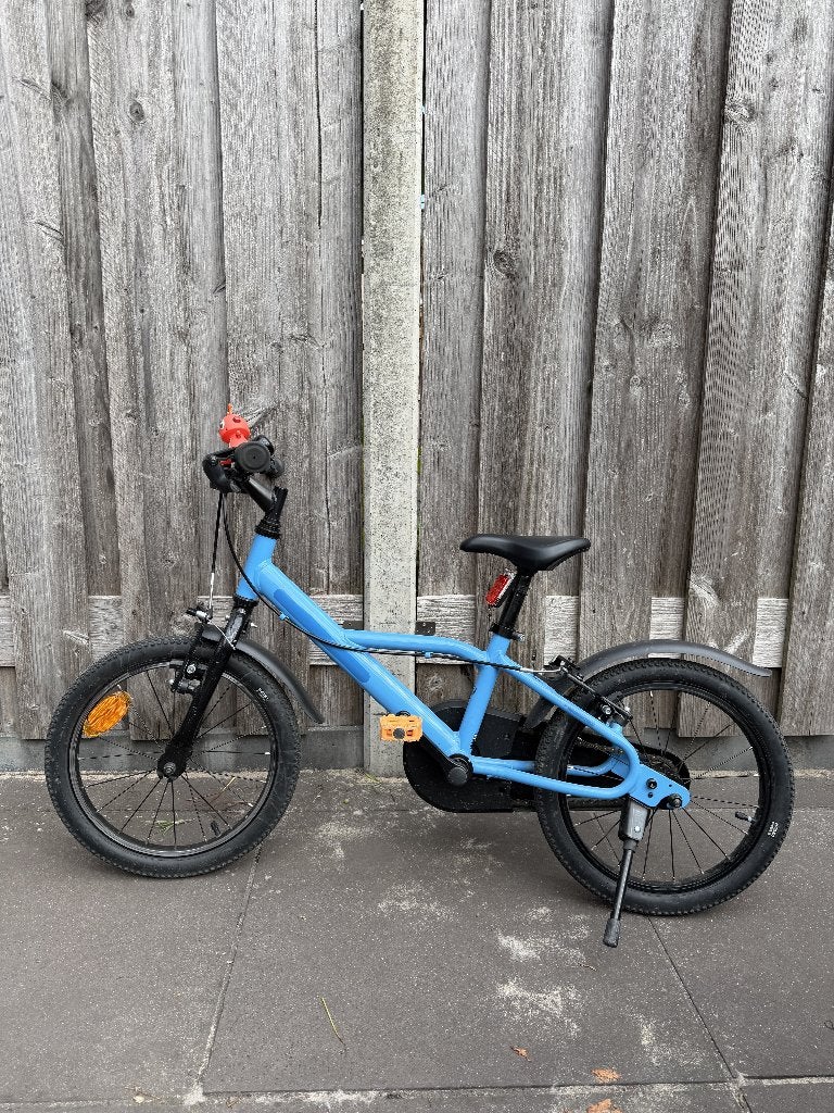 B'Twin 500 kinderfiets 16 inch, Ophalen, Gebruikt, 16 tot 20 inch, B'Twin