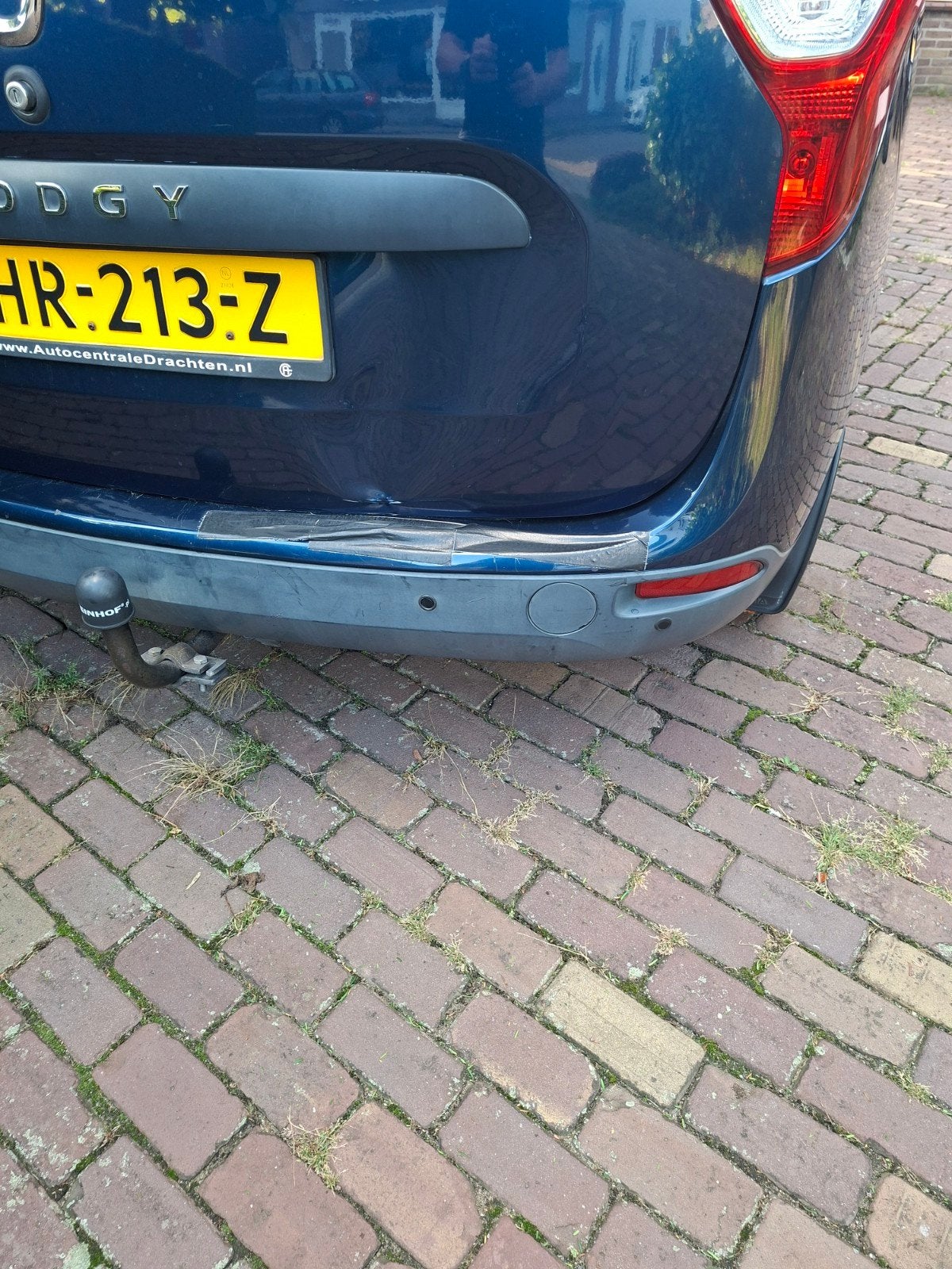 Dacia Lodgy 1.2 TCE 85KW Stepway 2015 Blauw, Auto's, Voorwielaandrijving, 4 cilinders, Blauw, 7 stoelen