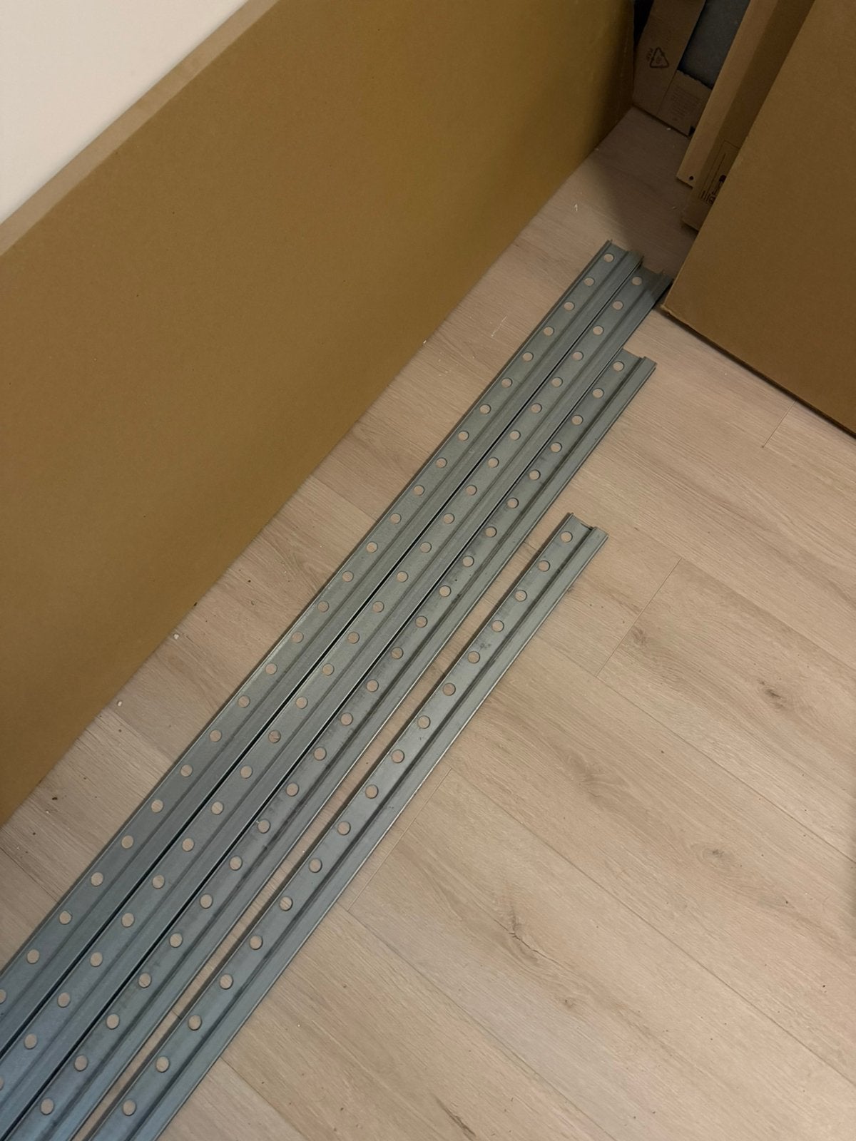 4 stuks IKEA Metod keuken ophang rails, Ophalen, 150 tot 200 cm, Zo goed als nieuw, Minder dan 100 cm