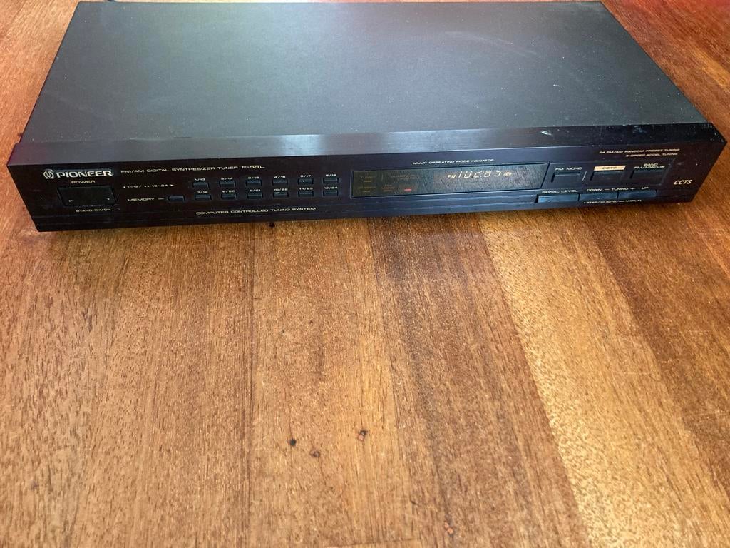 Pioneer F-55L FM/AM radio, Audio, Tv en Foto, Tuners, Ophalen, Gebruikt, Analoog