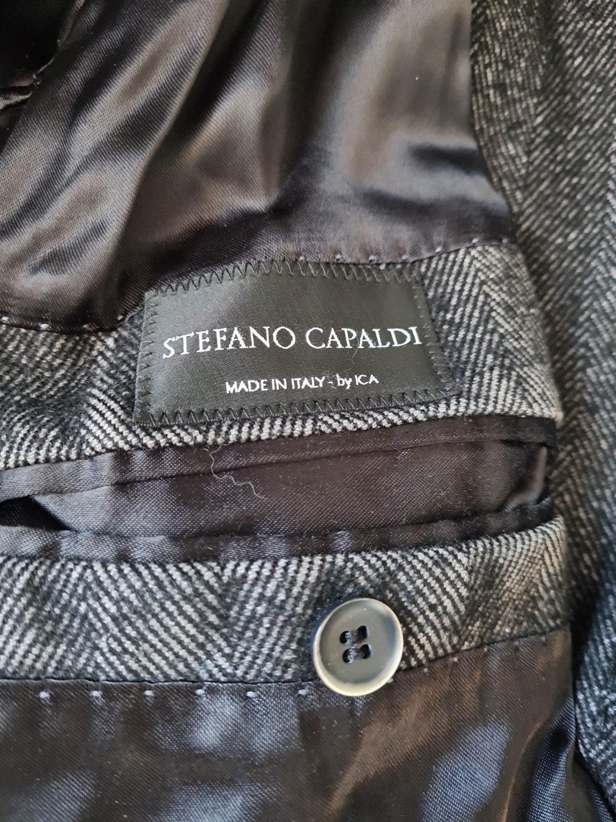 Stefano Capaldi heren winterjas maat 52 (L) Made in Italy, Kleding | Heren, Ophalen of Verzenden, Zo goed als nieuw, Maat 52/54 (L)