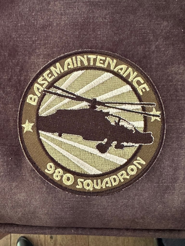 980 squadron patch, Ophalen of Verzenden, Gebruikt, Patch, Badge of Embleem