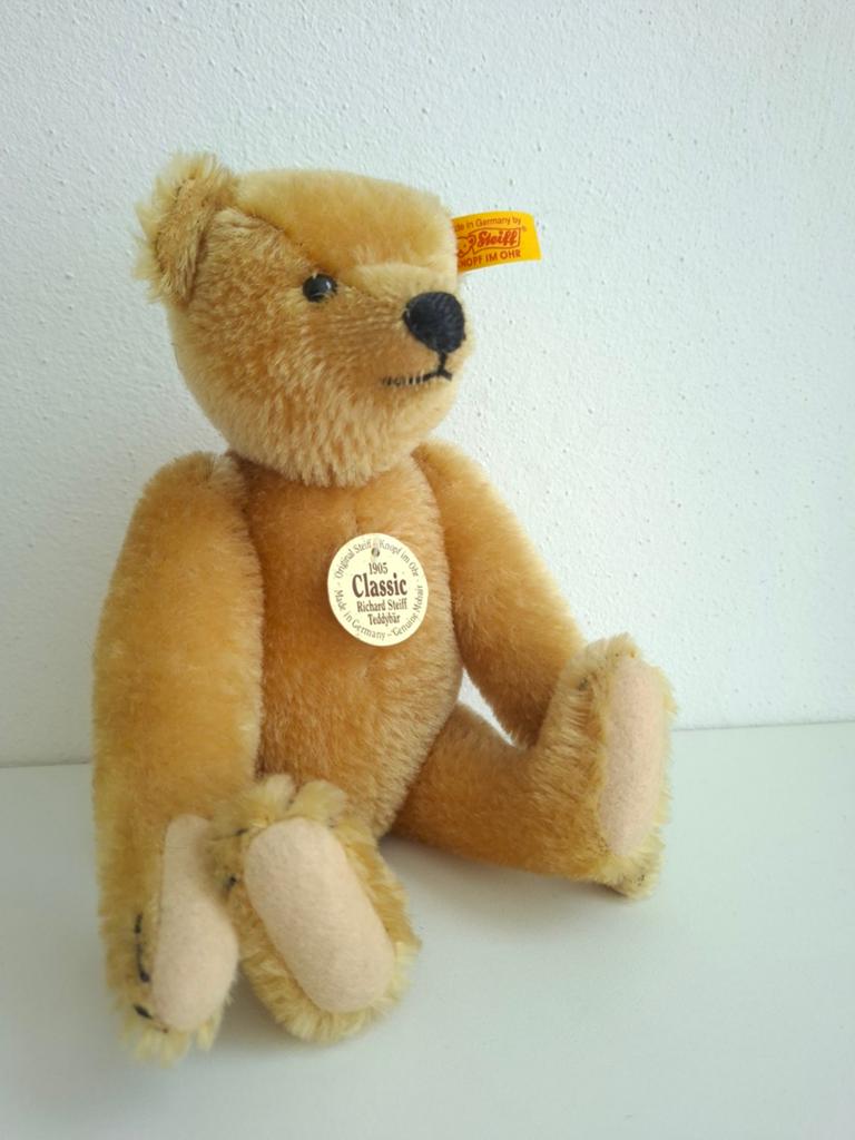 Steiff Classic 1905 Richard Steiff Teddybeer 001797, Overige karakters, Beer, Ophalen of Verzenden, Middelgroot (20 tot 80 cm)